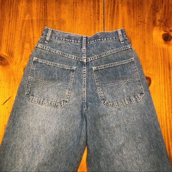 NWT🖤 High waist, wide leg denim blue jeans - Picture 4 of 8